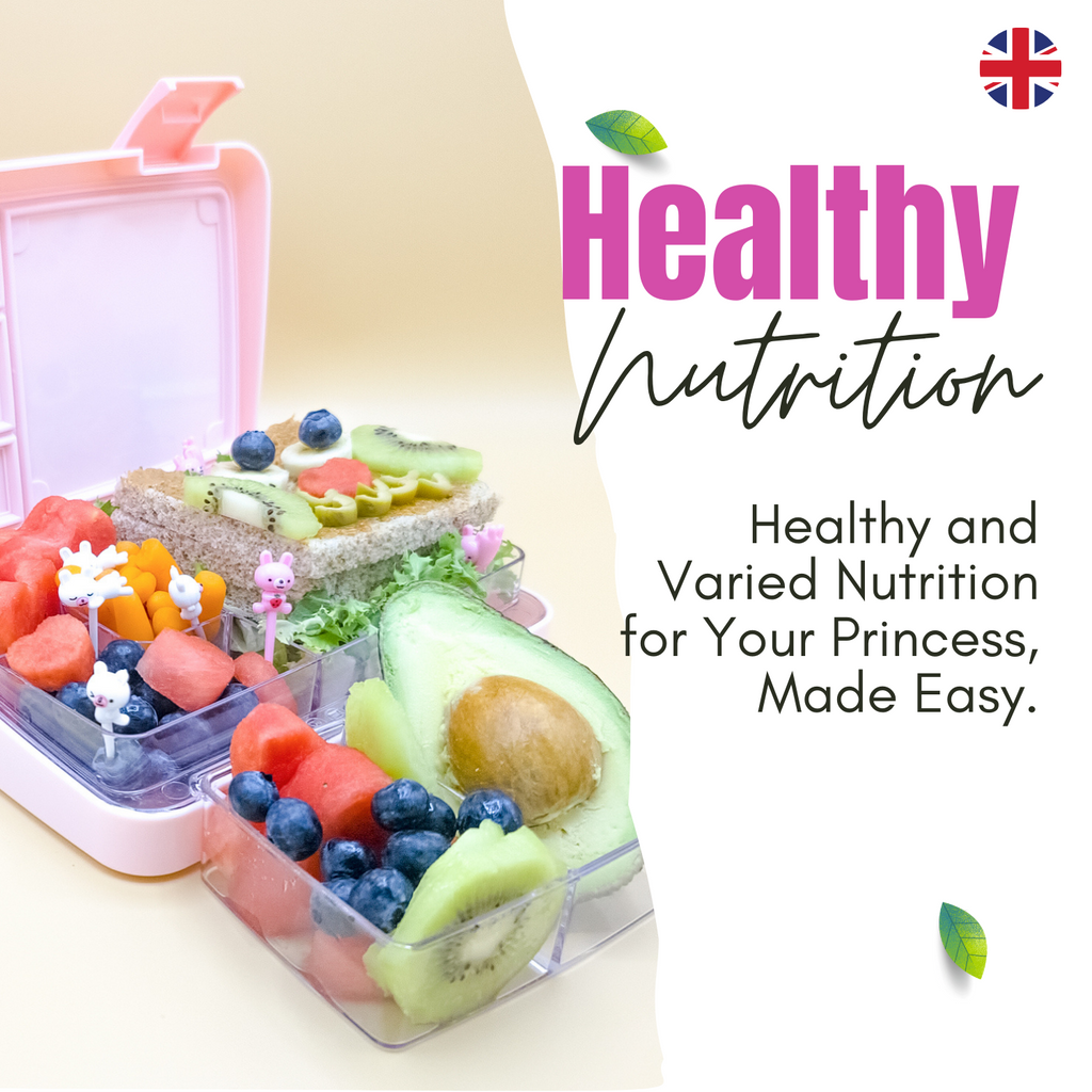 Pink Girl's Bento Lunch Box w/ Unicorn